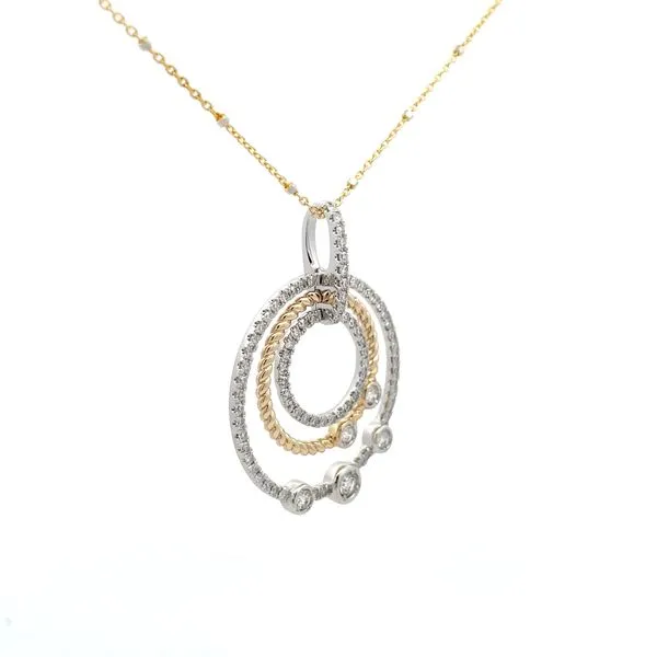 Diamond Pendant Image 3 Hudson Valley Goldsmith New Paltz, NY