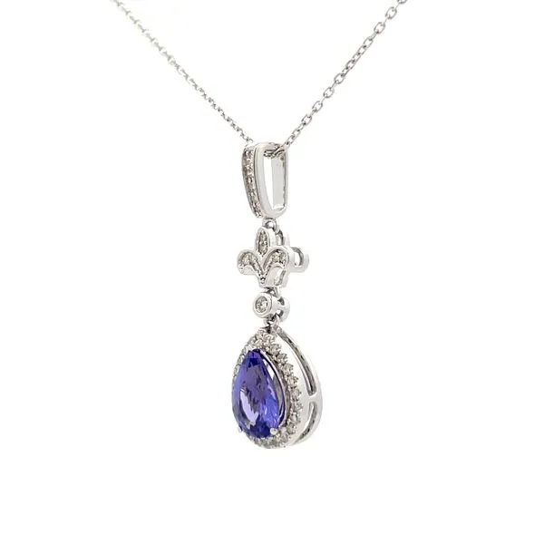 Diamond Pendant Image 3 Hudson Valley Goldsmith New Paltz, NY