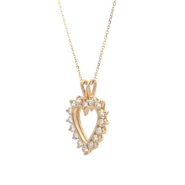 Diamond Pendant Image 2 Hudson Valley Goldsmith New Paltz, NY