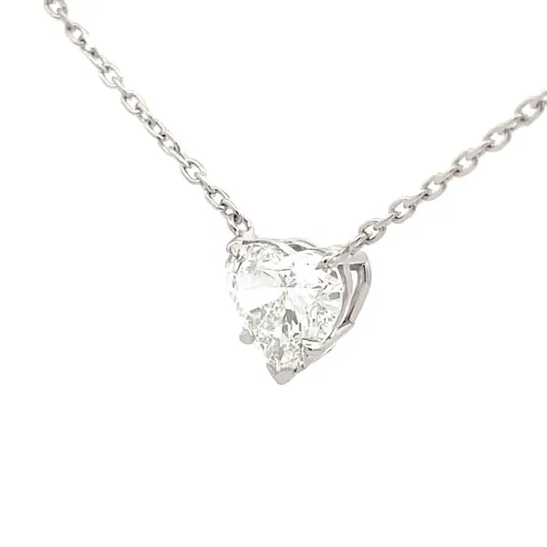 Diamond Necklace Image 3 Hudson Valley Goldsmith New Paltz, NY