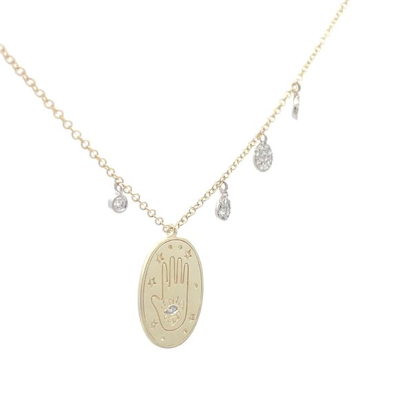Diamond Necklace Image 2 Hudson Valley Goldsmith New Paltz, NY