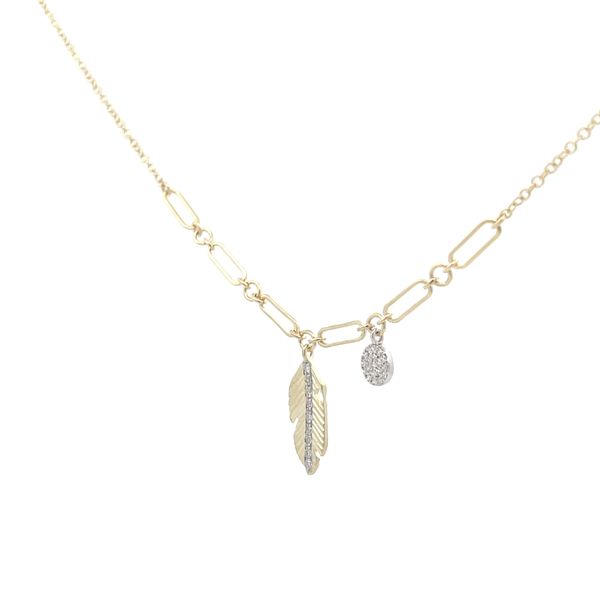 Diamond Necklace Image 3 Hudson Valley Goldsmith New Paltz, NY