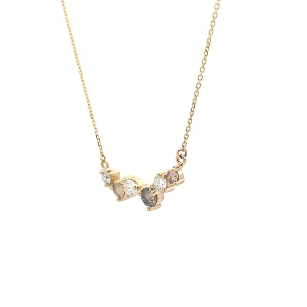 Diamond Necklace Image 2 Hudson Valley Goldsmith New Paltz, NY