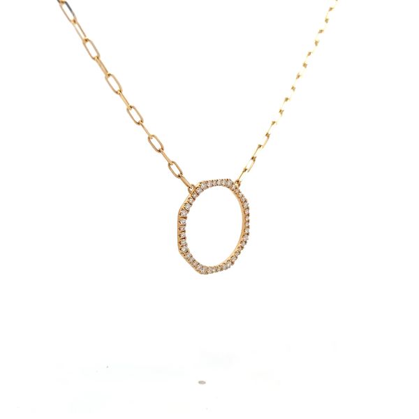 Diamond Necklace Image 3 Hudson Valley Goldsmith New Paltz, NY