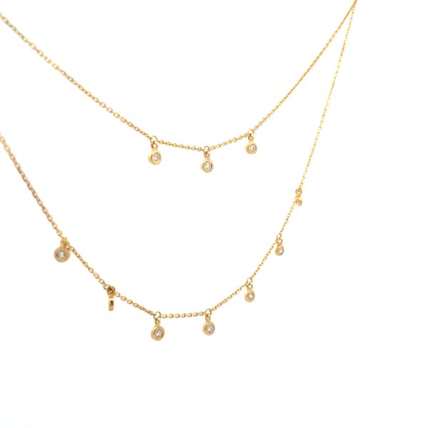 Diamond Necklace Image 2 Hudson Valley Goldsmith New Paltz, NY