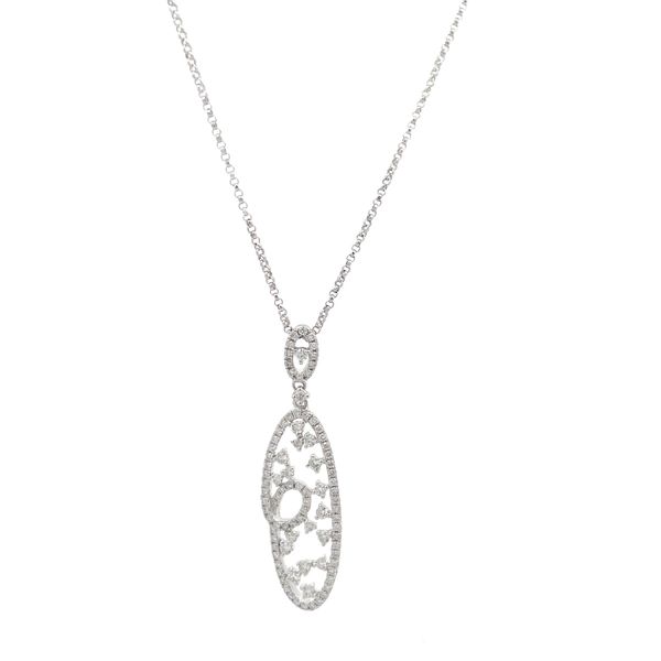 Diamond Necklace Hudson Valley Goldsmith New Paltz, NY