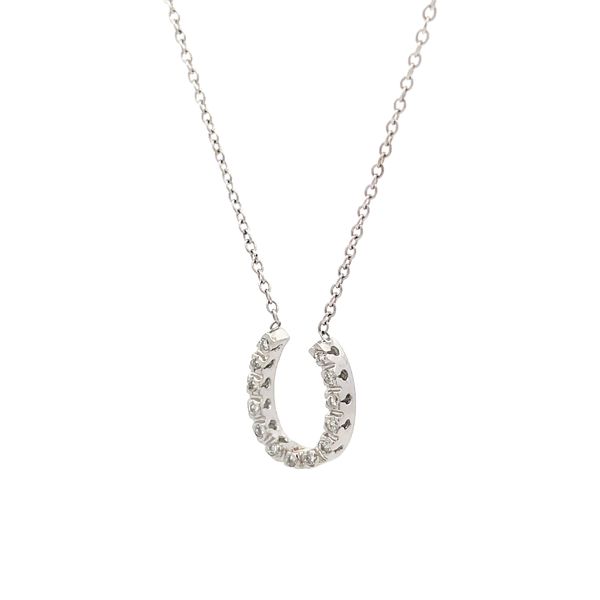 Diamond Necklace Image 3 Hudson Valley Goldsmith New Paltz, NY