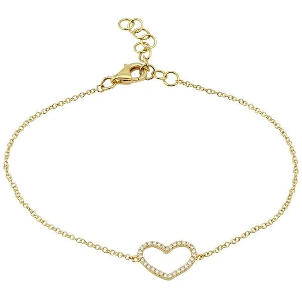 14K Yellow Gold Diamond Bracelet Hudson Valley Goldsmith New Paltz, NY