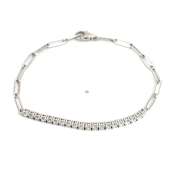 Diamond Bracelet Image 4 Hudson Valley Goldsmith New Paltz, NY
