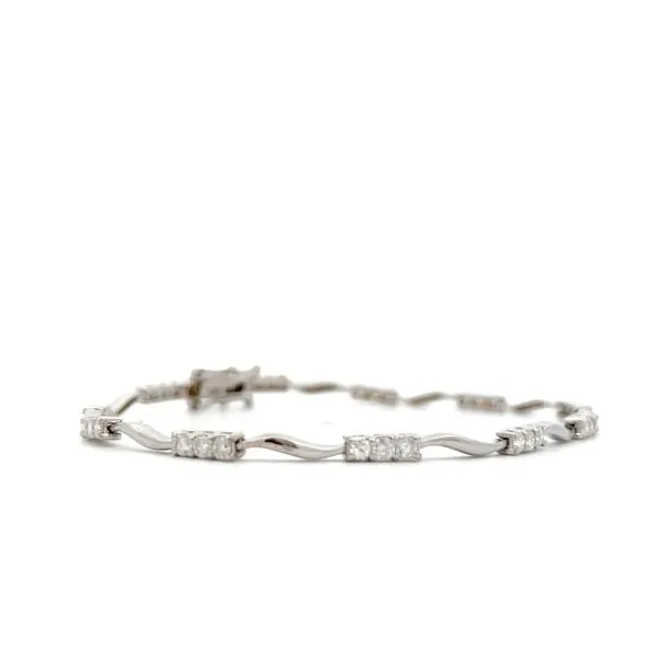 Diamond Bracelet Image 2 Hudson Valley Goldsmith New Paltz, NY