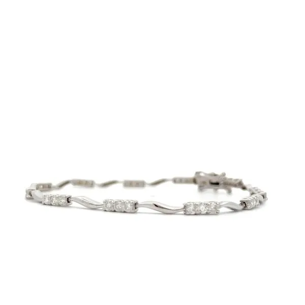 Diamond Bracelet Image 3 Hudson Valley Goldsmith New Paltz, NY