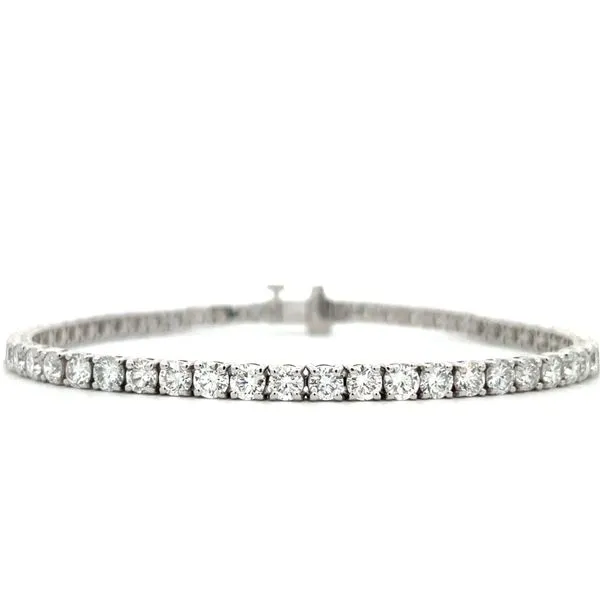 14K White Gold Diamond Bracelet Hudson Valley Goldsmith New Paltz, NY