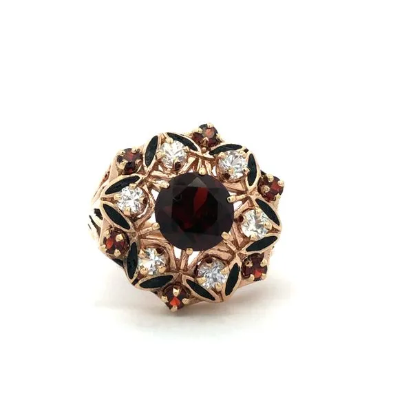Colored Stone Ring Hudson Valley Goldsmith New Paltz, NY