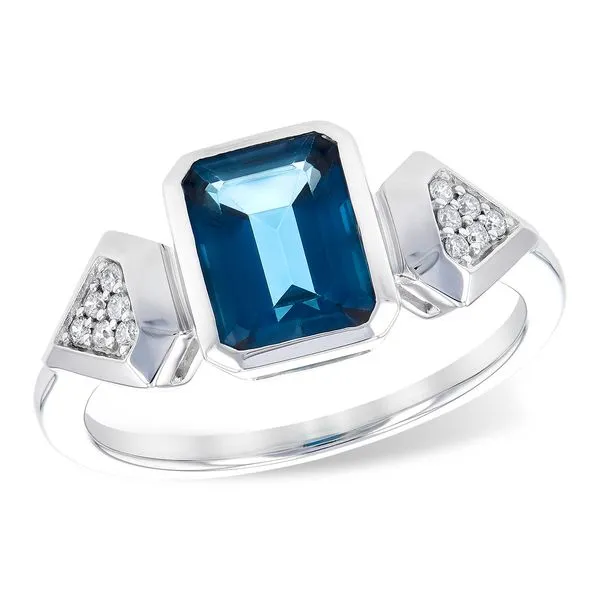 Colored Stone Ring Hudson Valley Goldsmith New Paltz, NY