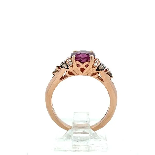 Colored Stone Ring Image 4 Hudson Valley Goldsmith New Paltz, NY