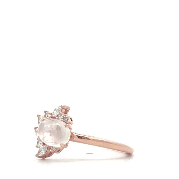 Colored Stone Ring Image 2 Hudson Valley Goldsmith New Paltz, NY