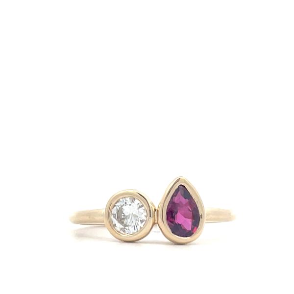 Colored Stone Ring Hudson Valley Goldsmith New Paltz, NY