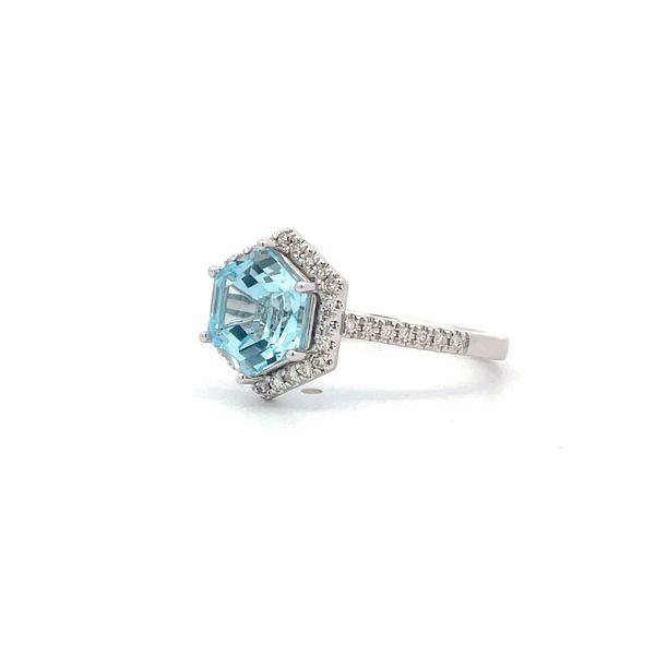 Colored Stone Ring Image 3 Hudson Valley Goldsmith New Paltz, NY