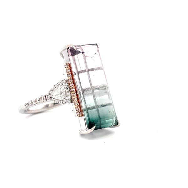 Colored Stone Ring Image 2 Hudson Valley Goldsmith New Paltz, NY