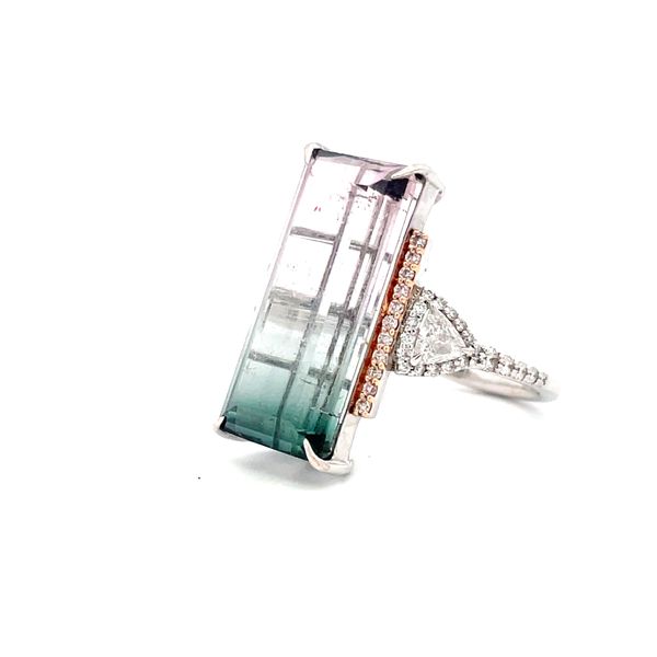 Colored Stone Ring Image 3 Hudson Valley Goldsmith New Paltz, NY