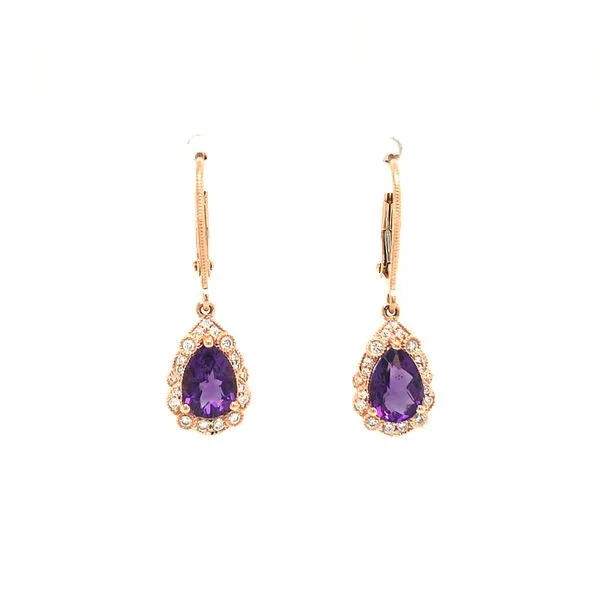 14K Rose Gold 1.15tw Amethyst 1.30 TGW 14K Rose Gold 1.15tw Amethyst 1.30 TGW Hudson Valley Goldsmith New Paltz, NY