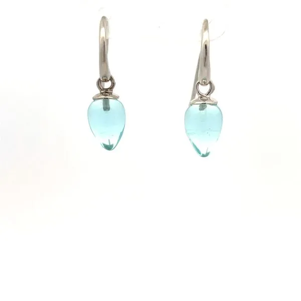 Sterling Silver Blue Topaz Earrings Hudson Valley Goldsmith New Paltz, NY