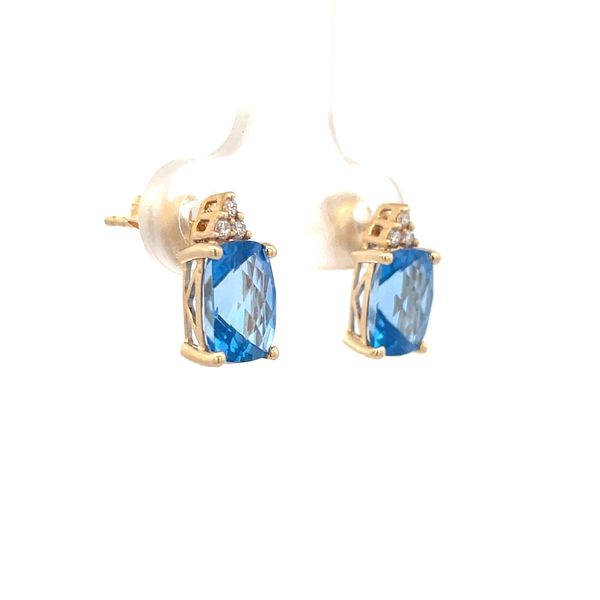 Colored Stone Earrings Image 2 Hudson Valley Goldsmith New Paltz, NY