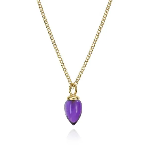 Amethyst Sterling Silver Pendant Hudson Valley Goldsmith New Paltz, NY