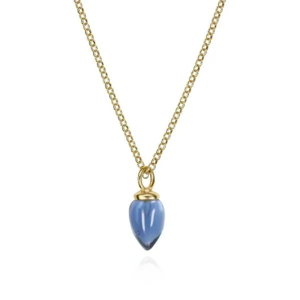 Iolite Sterling Silver Pendant Hudson Valley Goldsmith New Paltz, NY