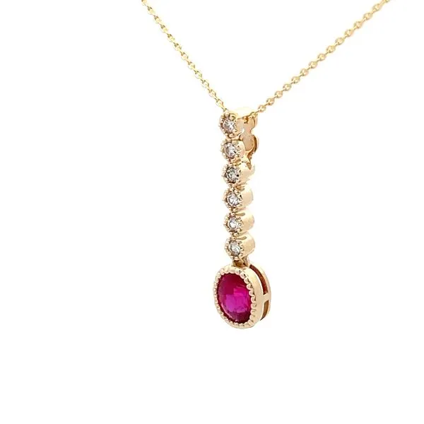 Colored Stone Pendant Image 2 Hudson Valley Goldsmith New Paltz, NY