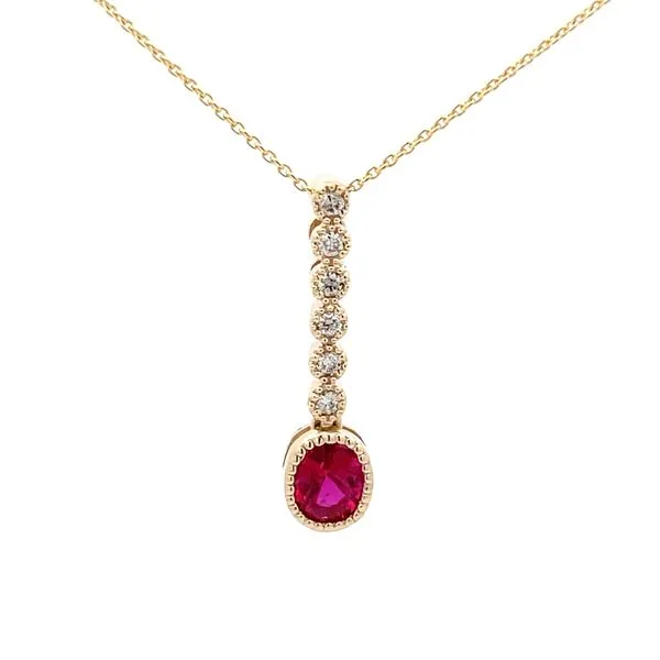 Colored Stone Pendant Hudson Valley Goldsmith New Paltz, NY