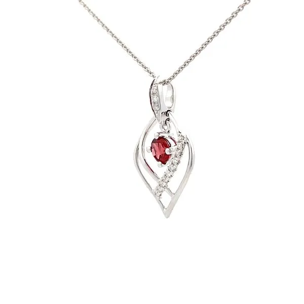 Colored Stone Pendant Image 3 Hudson Valley Goldsmith New Paltz, NY