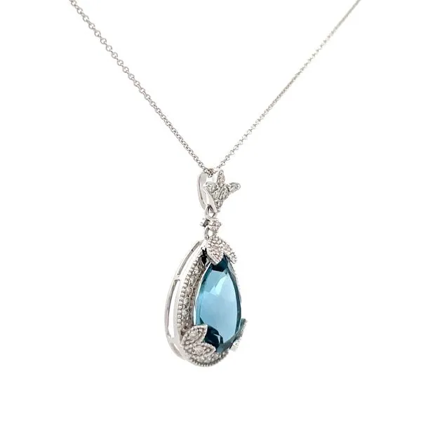 Colored Stone Pendant Image 2 Hudson Valley Goldsmith New Paltz, NY