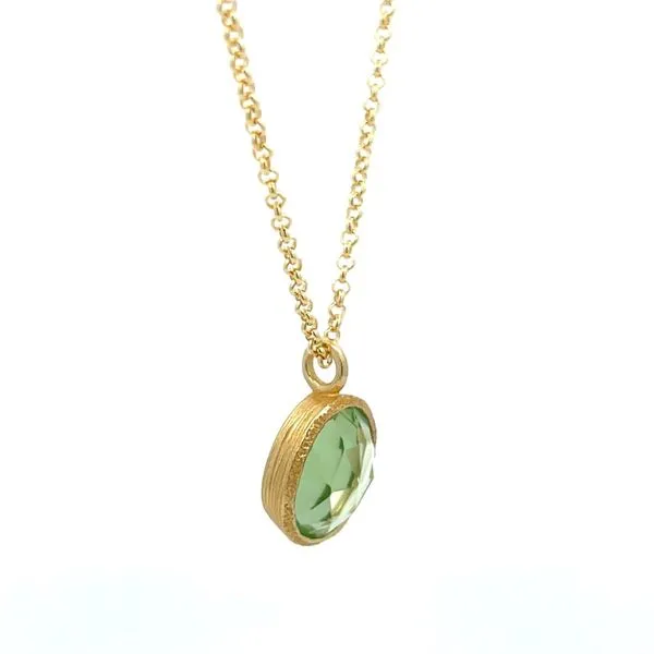 Colored Stone Pendant Image 2 Hudson Valley Goldsmith New Paltz, NY