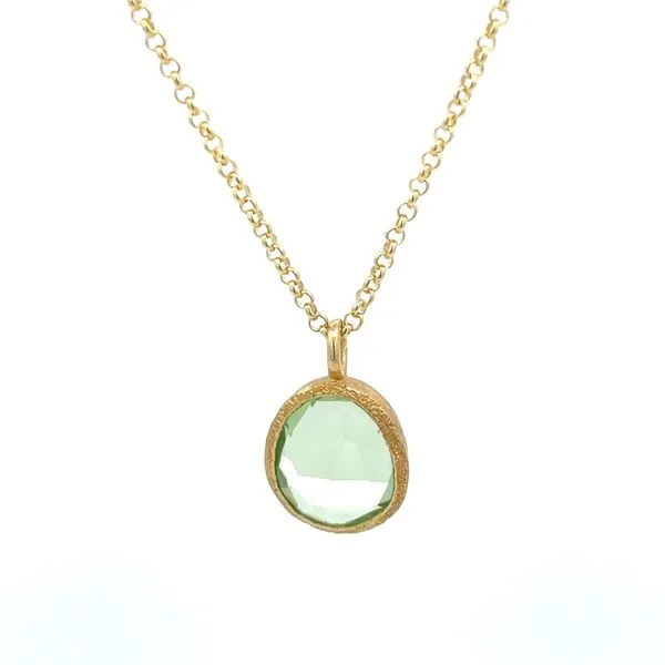 Colored Stone Pendant Hudson Valley Goldsmith New Paltz, NY