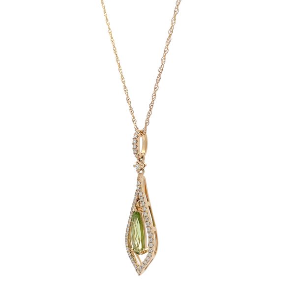 Colored Stone Pendant Image 2 Hudson Valley Goldsmith New Paltz, NY