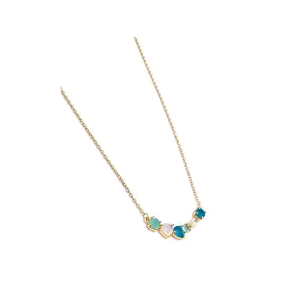 Colored Stone Necklace Hudson Valley Goldsmith New Paltz, NY