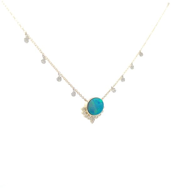 Colored Stone Necklace Image 2 Hudson Valley Goldsmith New Paltz, NY