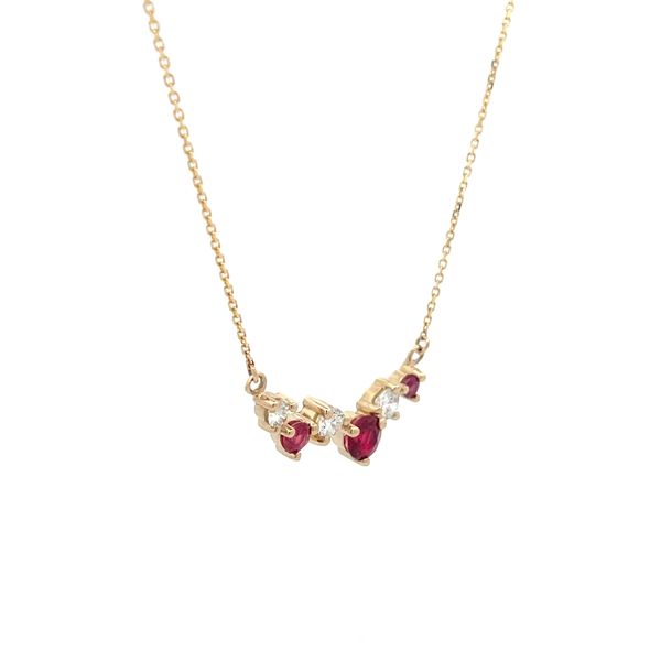 Colored Stone Necklace Image 2 Hudson Valley Goldsmith New Paltz, NY