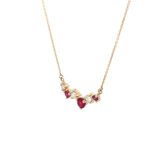 Colored Stone Necklace Image 3 Hudson Valley Goldsmith New Paltz, NY