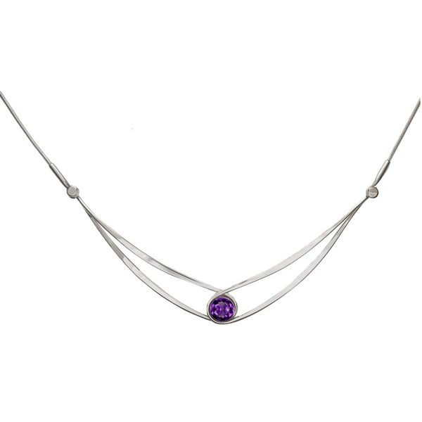 Colored Stone Necklace Image 3 Hudson Valley Goldsmith New Paltz, NY