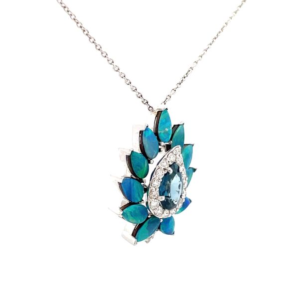 Colored Stone Necklace Image 2 Hudson Valley Goldsmith New Paltz, NY