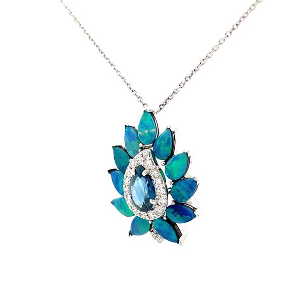 Colored Stone Necklace Image 3 Hudson Valley Goldsmith New Paltz, NY