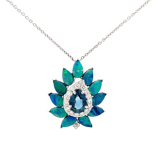 Colored Stone Necklace Hudson Valley Goldsmith New Paltz, NY