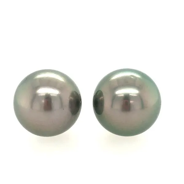 13-14mm Tahitian Pearl Studs Hudson Valley Goldsmith New Paltz, NY