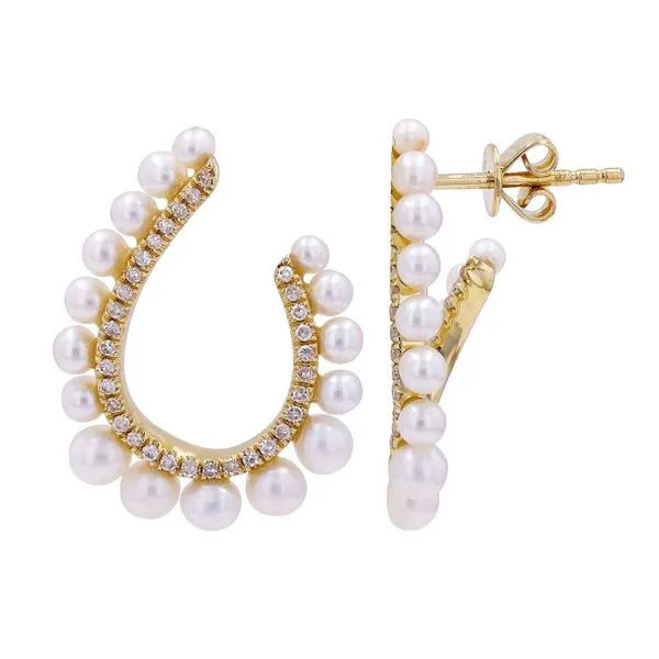 Pearl Earrings Hudson Valley Goldsmith New Paltz, NY
