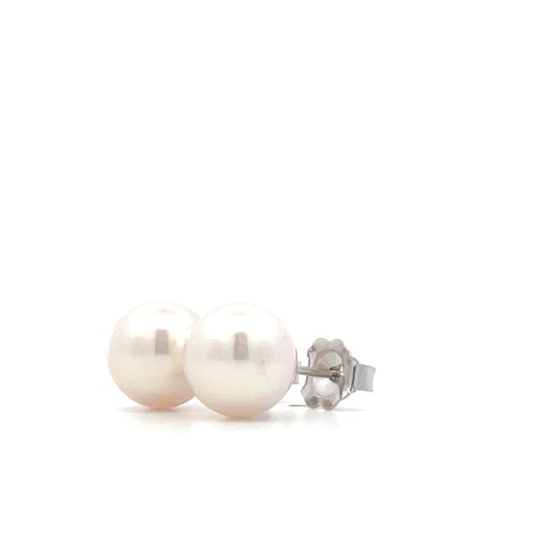 Pearl Earrings Image 2 Hudson Valley Goldsmith New Paltz, NY