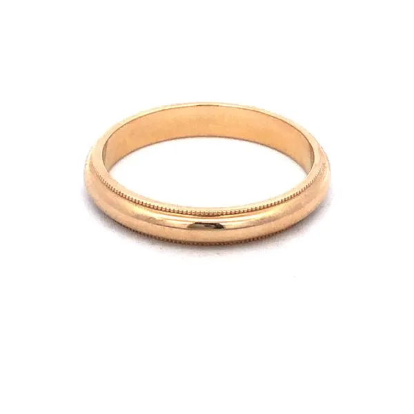 14K Yellow Gold Half Round Band Hudson Valley Goldsmith New Paltz, NY