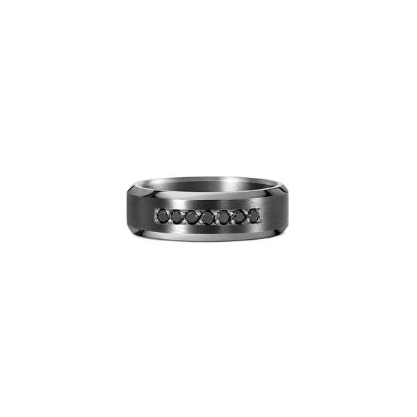 Tantalum & Black Diamond Men's Band Hudson Valley Goldsmith New Paltz, NY