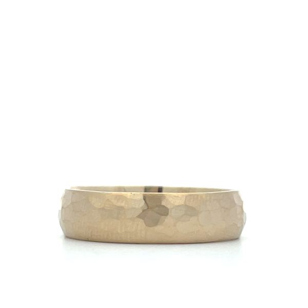 14Kt Yellow Gold Men's Wedding Band Hudson Valley Goldsmith New Paltz, NY